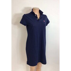 Polo Ralph Dress Navy Blue Preppy Womens Medium
